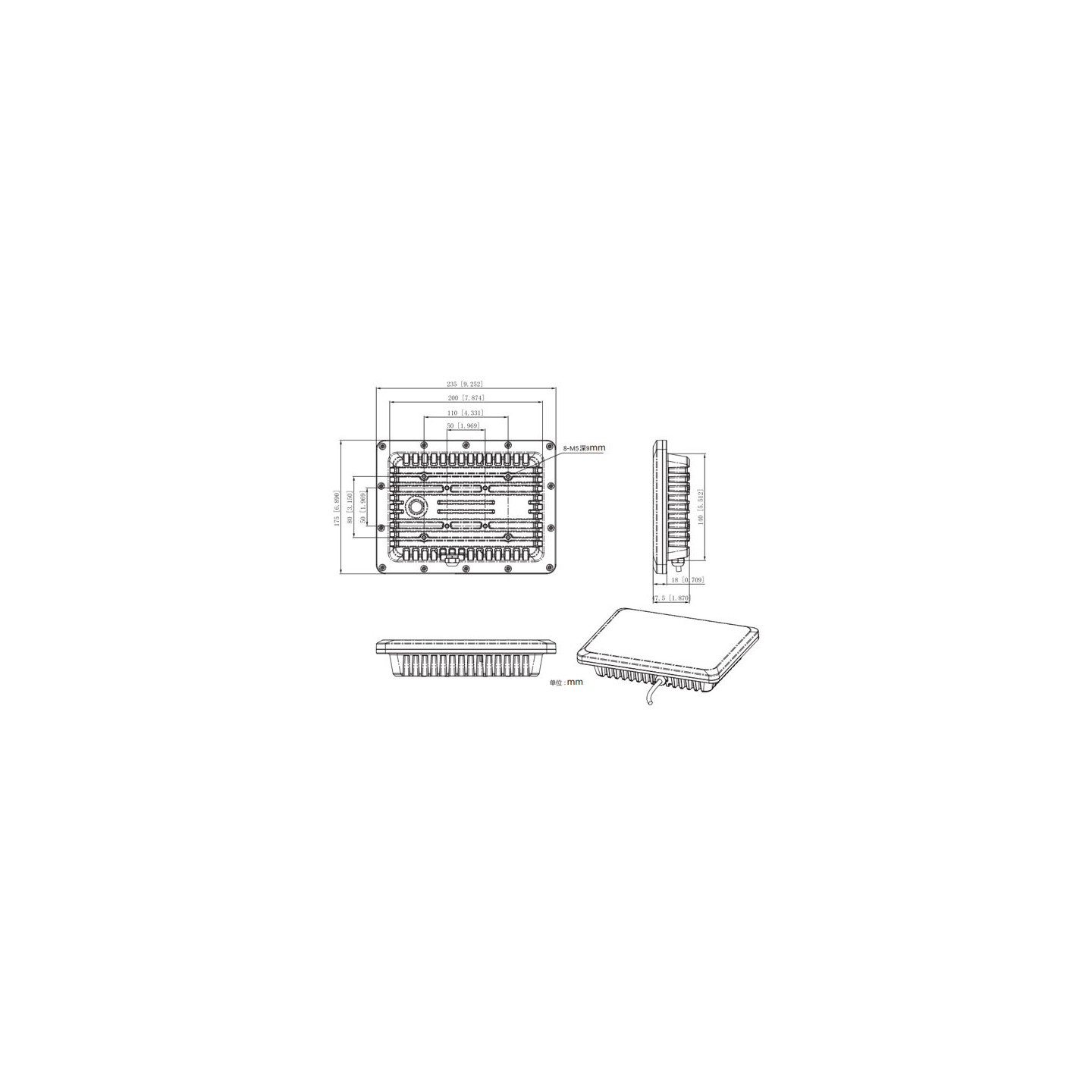 SUNELL SN-SMWR21A-P  Radar Perimetral